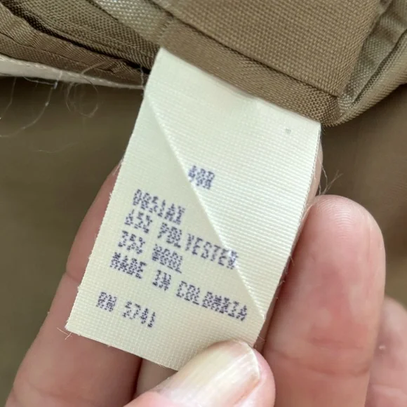 Men’s suit tan houndstooth check 40R pants 36x30 wool blend - Picture 3 of 9